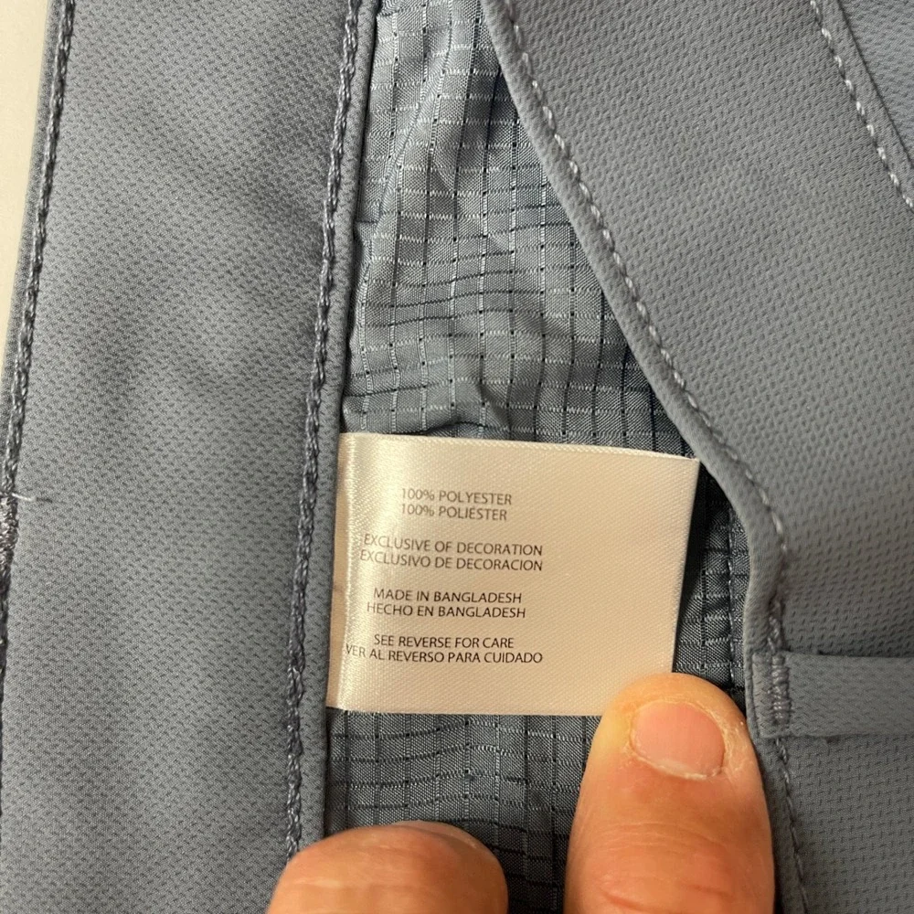 Banana Republic Performance Chino Pants Mens 36x30 Blue Summer Preppy Office